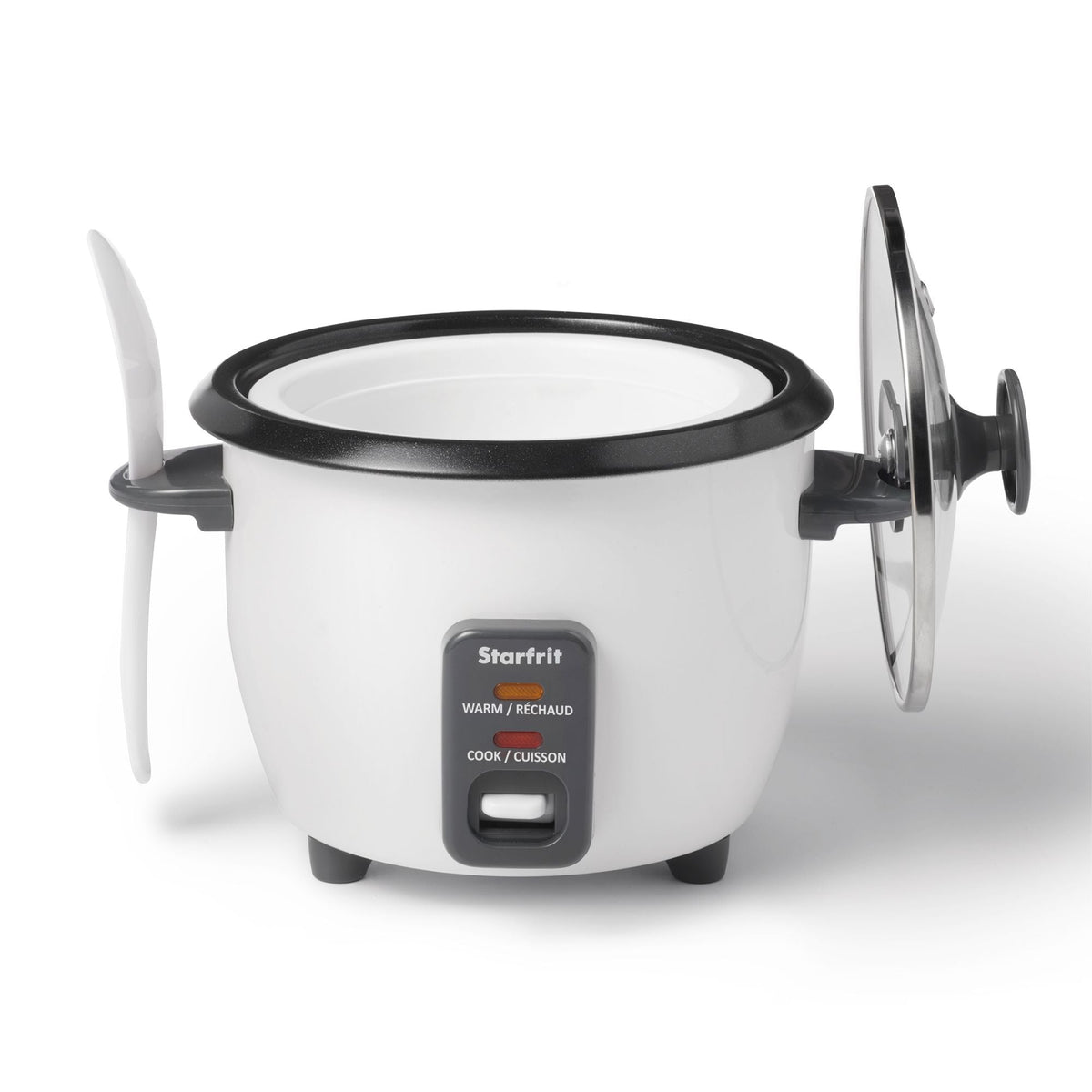 300W 6-Cup White Rice Cooker with Steam Basket C1C5 - product image 3