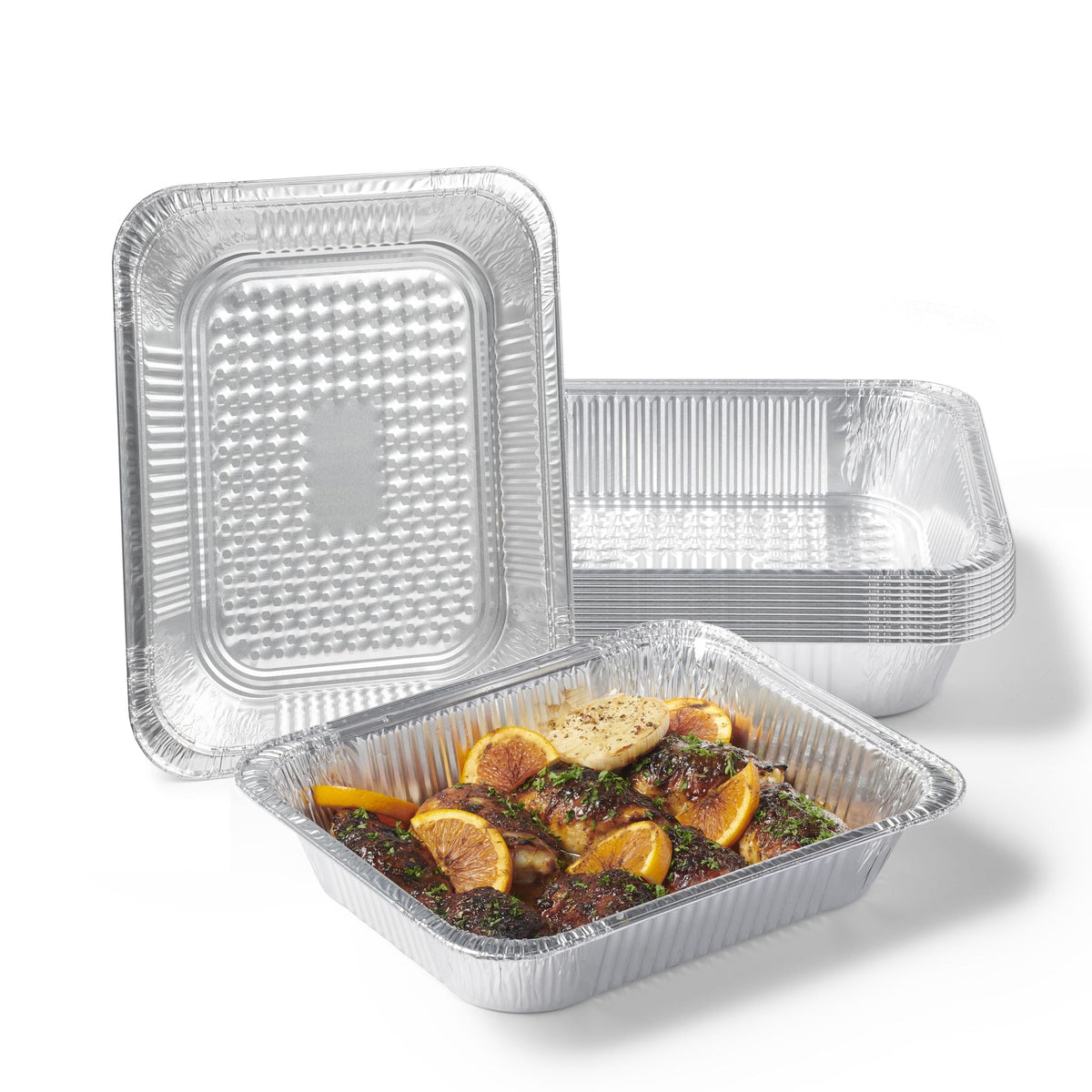 Disposable Aluminum Half Steam Table Pan, 10-pk A1H0 - product image 4