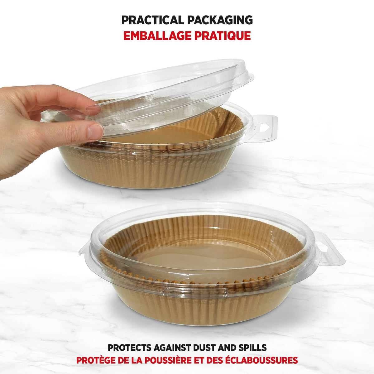 Round Non-Stick Parchment Paper Air Fryer Liner, 50-pk B5T8 - product image 4