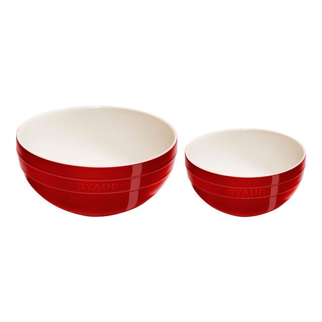 2piece Mixing Bowl Set Cherry F0P7 - product image 1