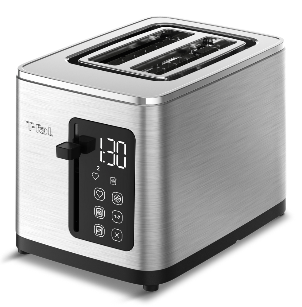 2-Slice Stainless Steel Digital Toaster, Extra wide slots, 7 Browning levels R4O6 - product image 2