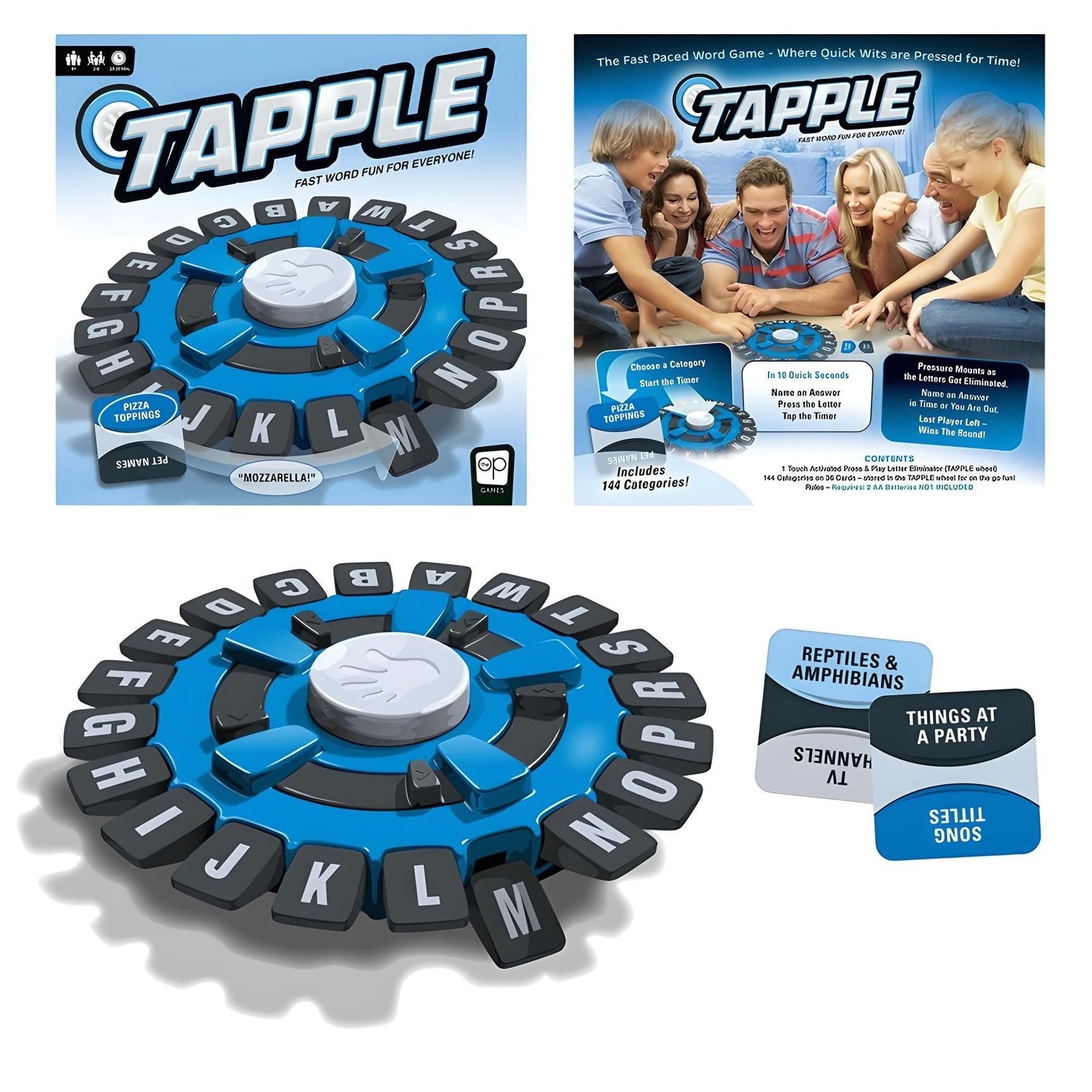 Word Fun Family Party Game, Fast Playing Game for Ages 8+ P4P6 - product image 1