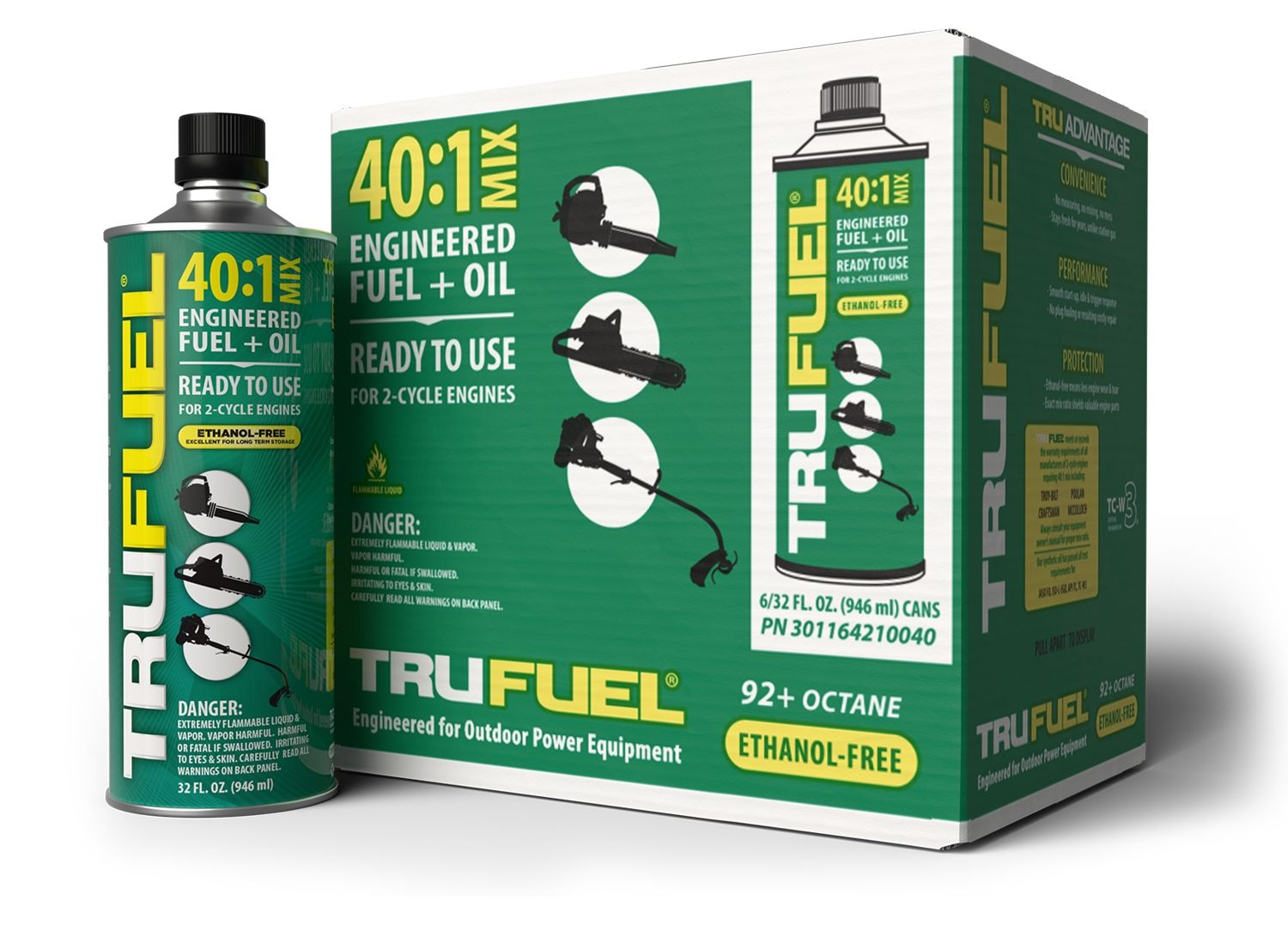 40:1 Pre-Mixed Gas & Oil for 2-Cycle Engines, 946 ml N1V6 - product image 1