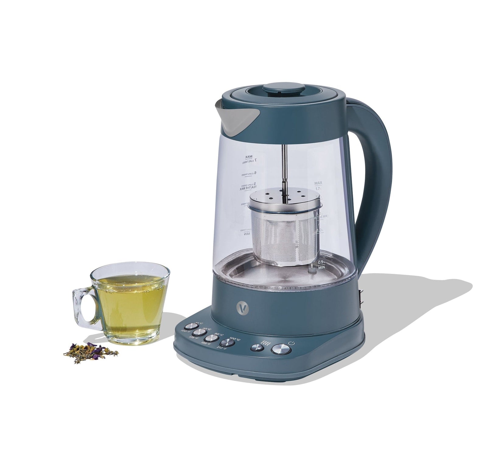 Colour Series Electric Variable Temperature Steeping Kettle, Bluefin, 1.7-L O7X8 - product image 2