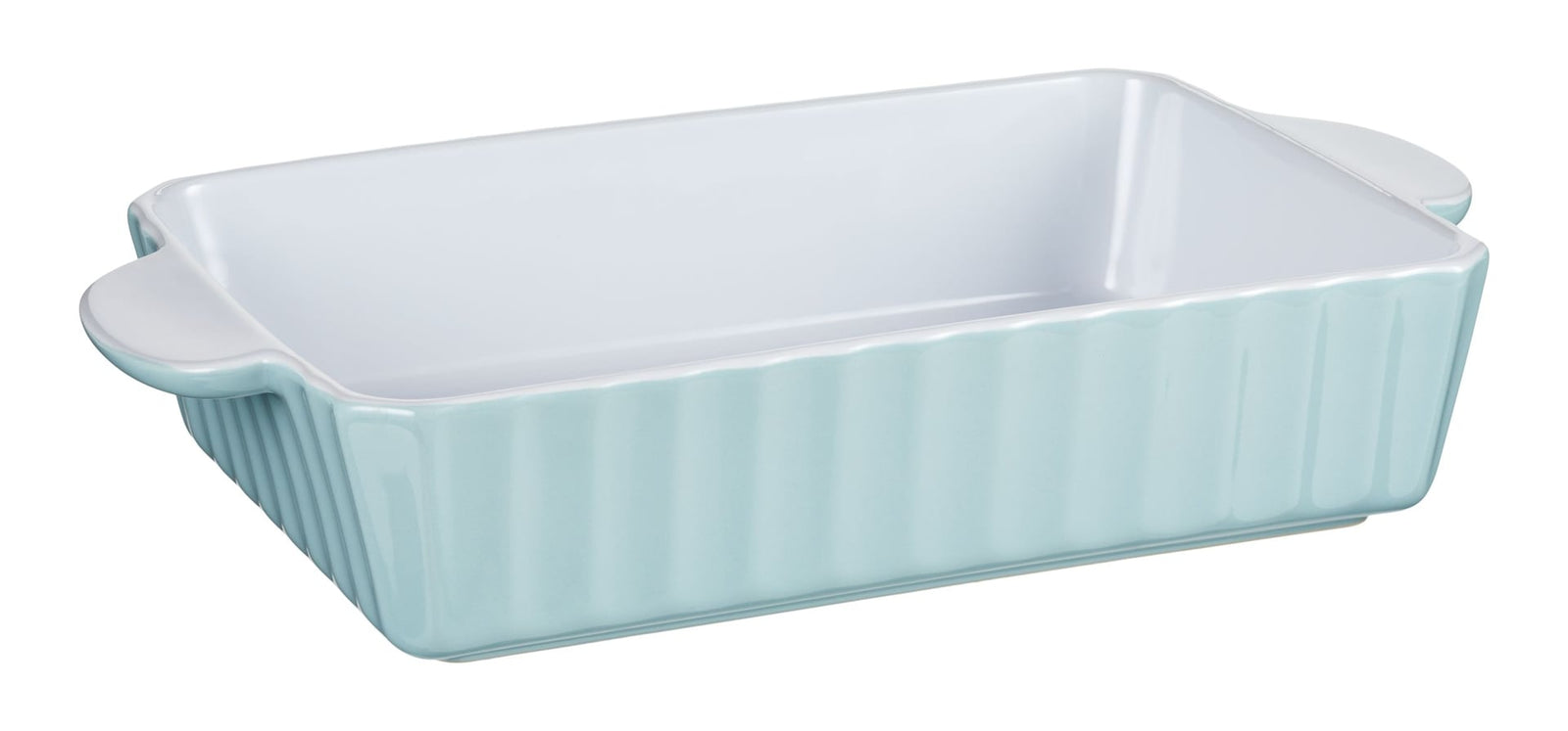 Medium Rectangular Ceramic Baking Dish, Blue M7F7 - product image 1