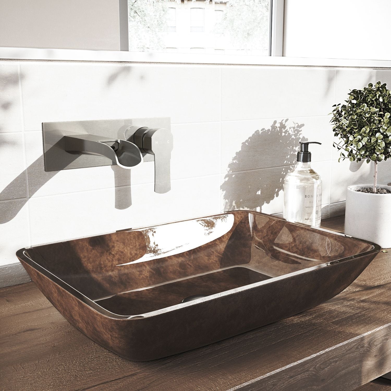 Cornelius Wall Mount Single Handle Bathroom Sink Faucet, WaterSense Certified, Brushed Nickel K0T1 - product image 7