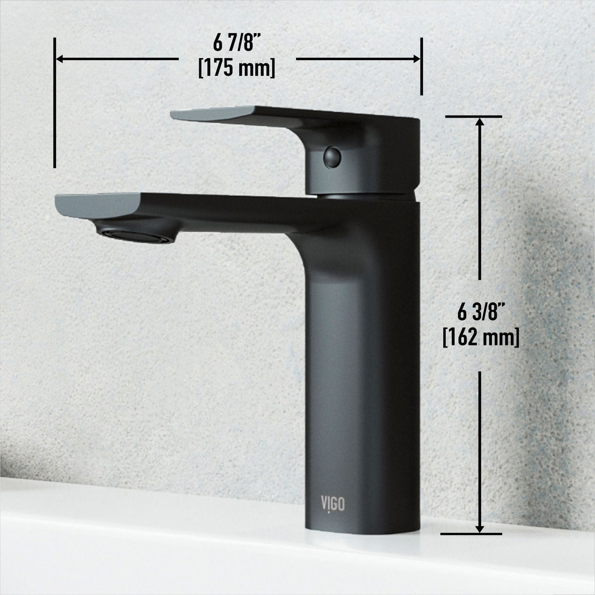 Davidson Single Handle Single Hole Bathroom Sink Faucet, WaterSense Certified, Matte Black J6B9 - product image 6