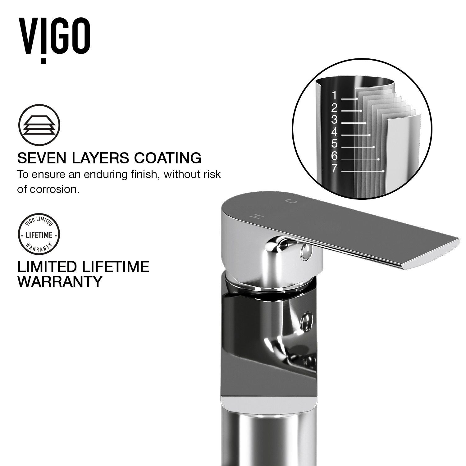 Norfolk Single Handle Vessel Single Hole Bathroom Sink Faucet, WaterSense Certified, Chrome I7J2 - product image 7