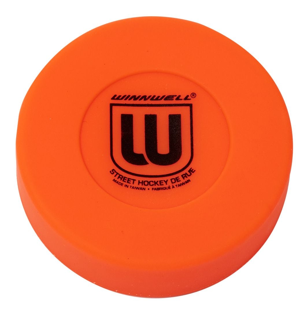 Street Hockey Medium Puck, Orange, 75mm, 50g O9V6 - product image 1