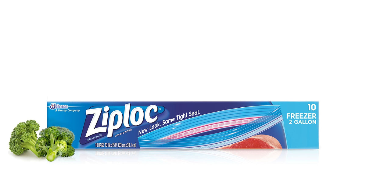 Extra Large Freezer Plastic Bags, 5.5-L, 10-pk V8K8 - product image 5