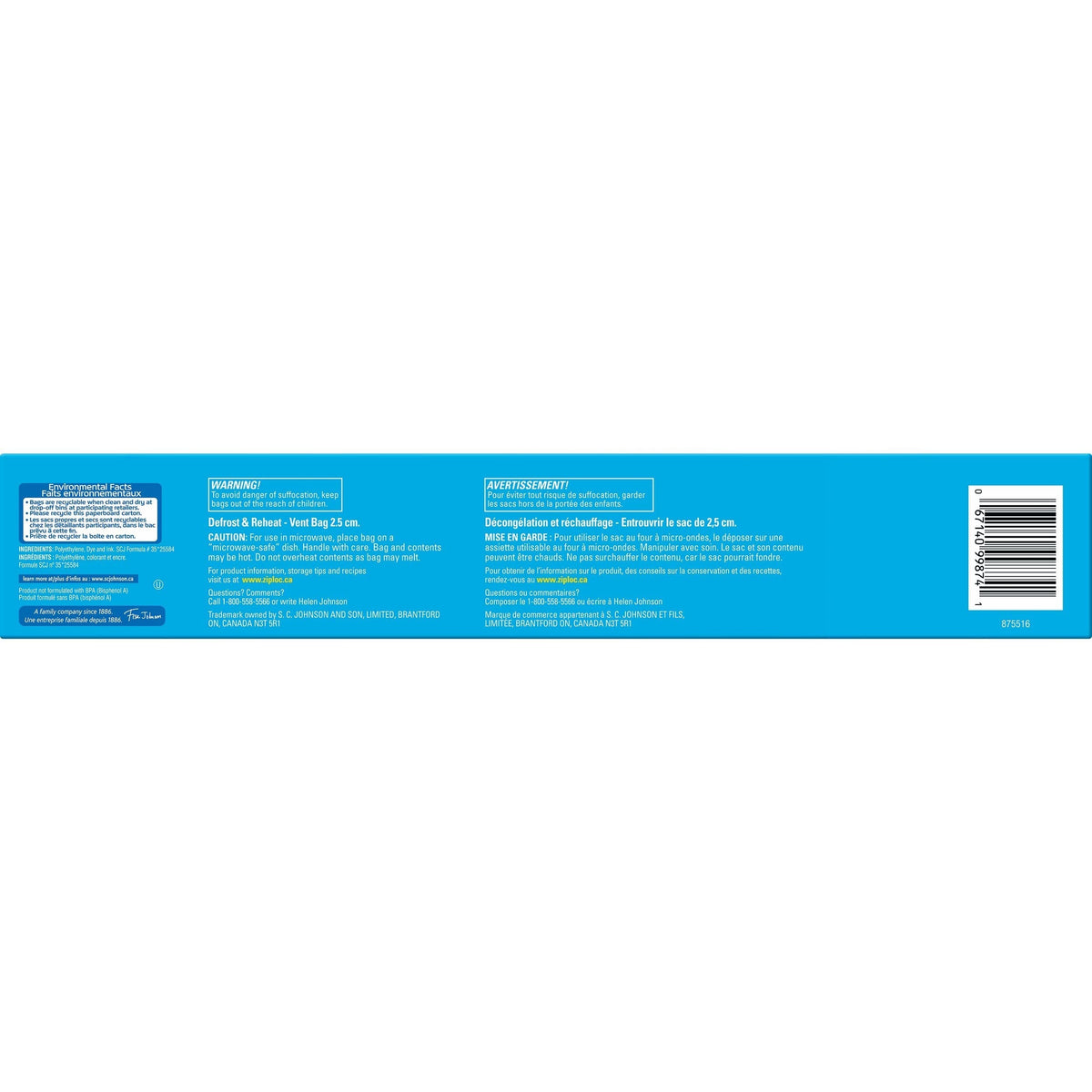 Extra Large Freezer Plastic Bags, 5.5-L, 10-pk C9Y8 - product image 6