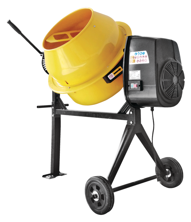 74013 5A Portable Electric Concrete Mixer, 115-L/4-cu-ft B5A7