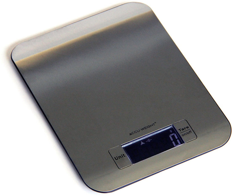 Stainless Steel Slim Kitchen Scale, 5kg O4L6