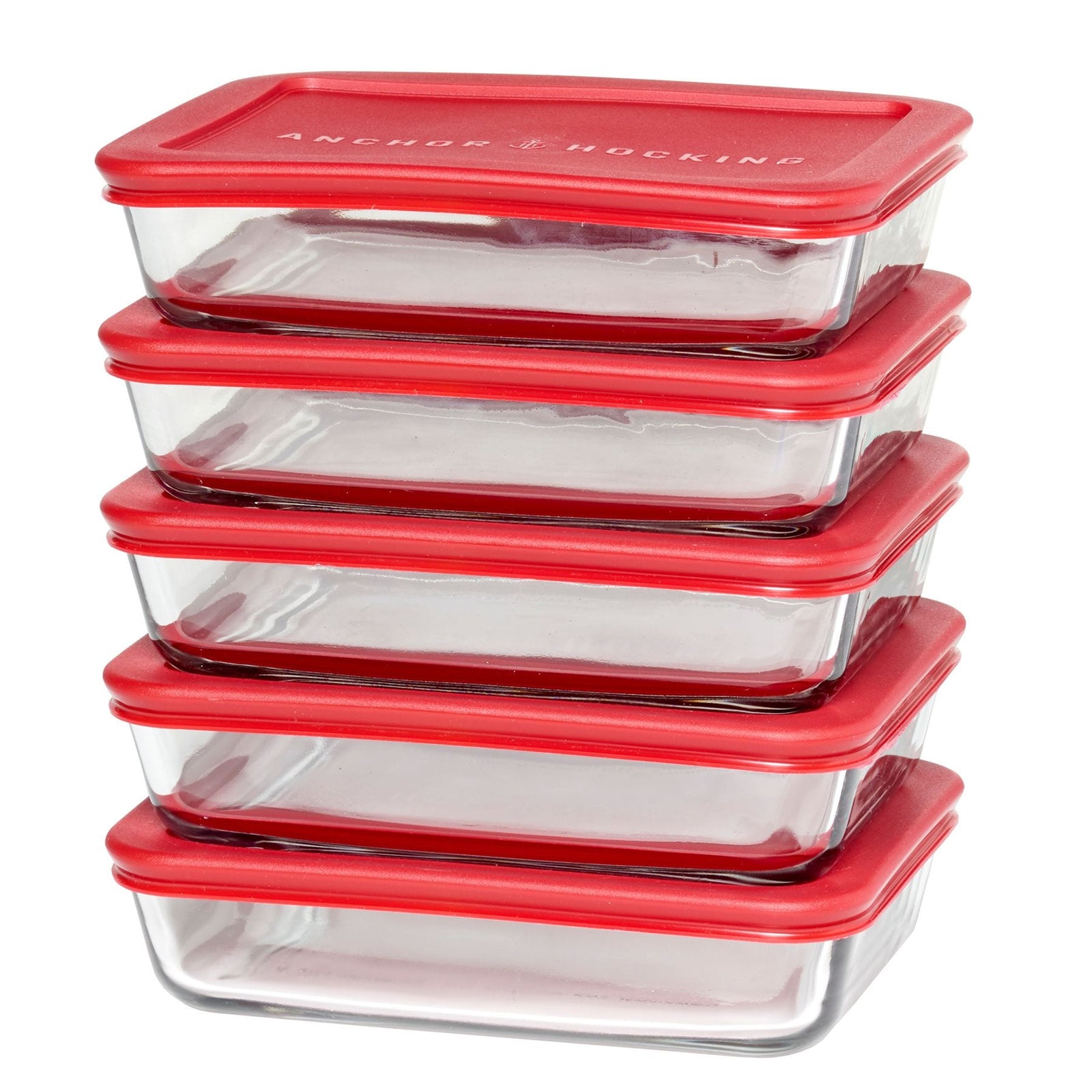 Glass Meal Prep Food Storage Container Set, 10-pc W7F3 - product image 1