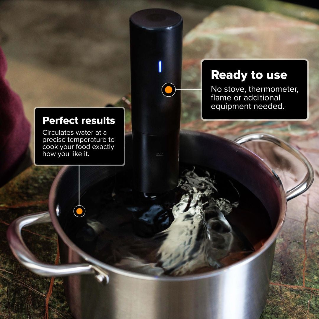 Culinary Sous Vide Precision Cooker Mini, Black V8X1 - product image 7