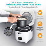 Ceramic Nonstick Rice Cooker, White, 1-qt V9Q6 - product image 6