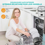 Ceramic Nonstick Rice Cooker, White, 1-qt V9Q6 - product image 8