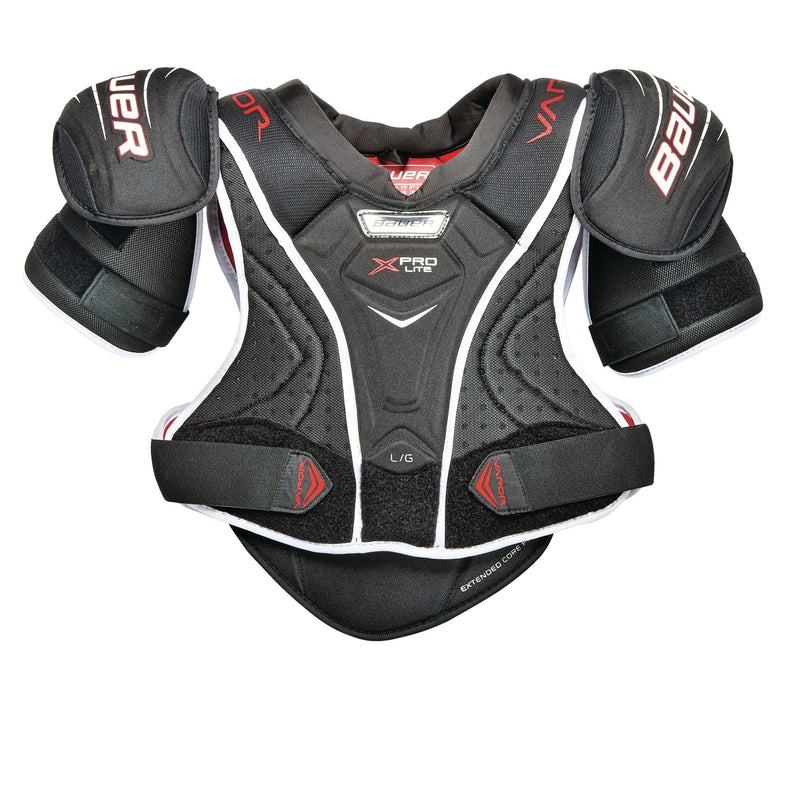 Vapor X Pro Lite Junior Hockey Shoulder Pads, Comfortable and Lightweight, Black L5J6