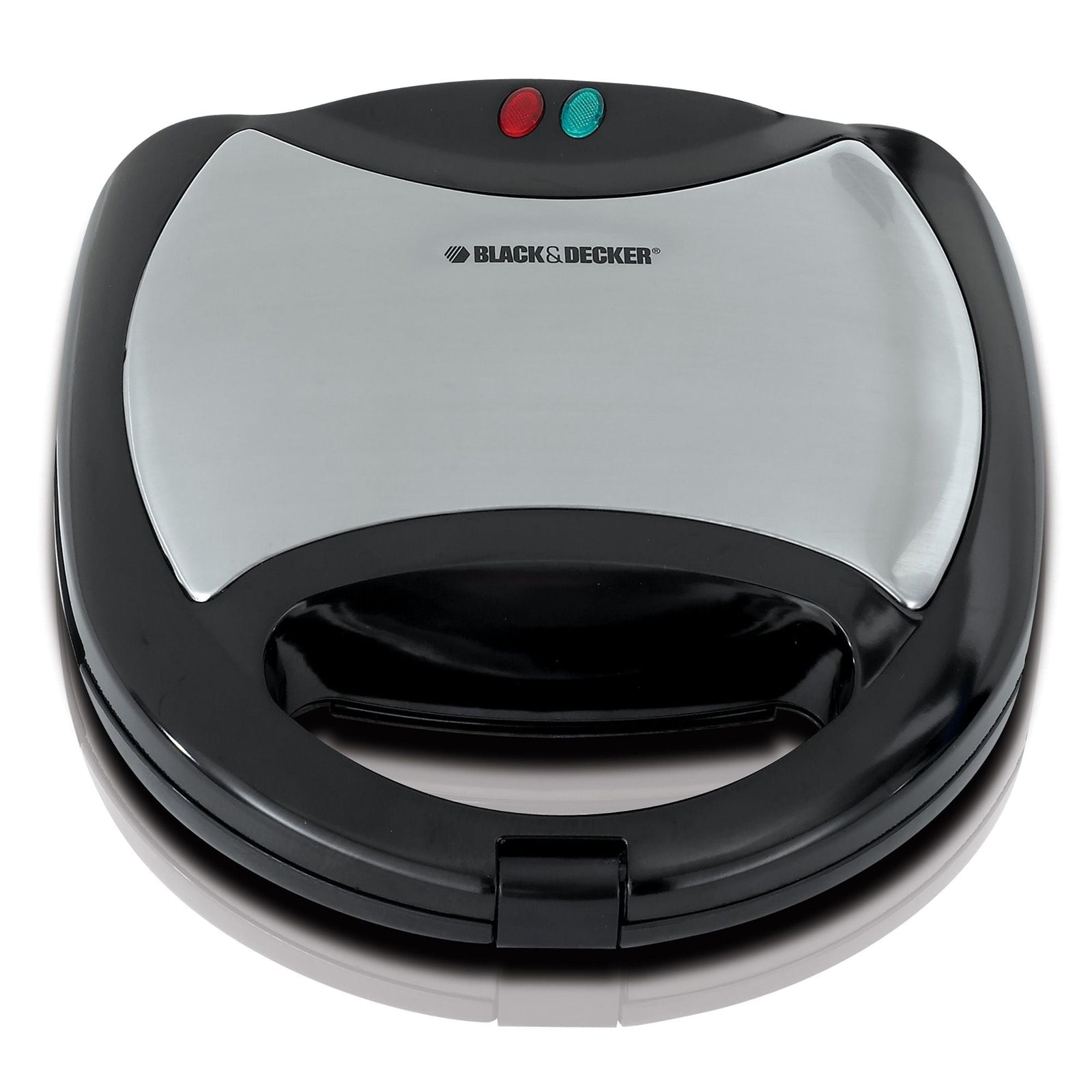 4-in-1 Round Compact Waffle Maker with Interchangeable Plates & Indicator Lights F9E2 - product image 3
