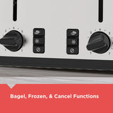 Extra Wide Slots Toaster with 7 Settings, 4-Slices Y0H9 - product image 6