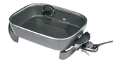 Family-Sized Non-Stick Electric Skillet, Black, 12x15-in U2F6 - product image 2