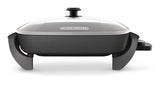 Family-Sized Non-Stick Electric Skillet, Black, 12x15-in U2F6 - product image 3