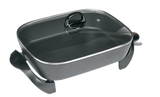 Family-Sized Non-Stick Electric Skillet, Black, 12x15-in U2F6 - product image 6
