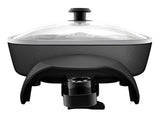 Family-Sized Non-Stick Electric Skillet, Black, 12x15-in U2F6 - product image 8