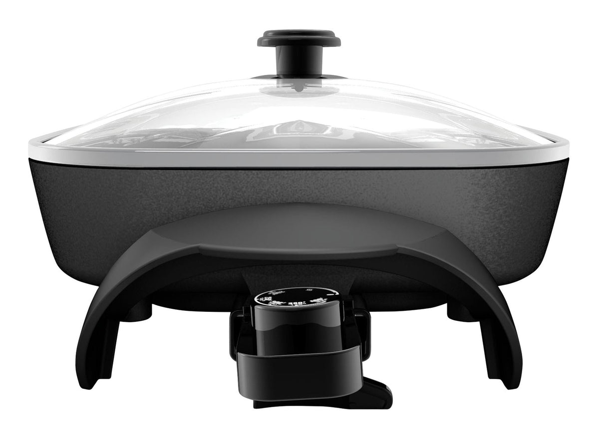Family-Sized Non-Stick Electric Skillet, Black, 12x15-in U2F6 - product image 8