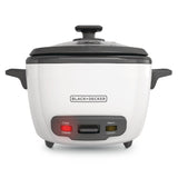 Rice Cooker & Non-Stick Steamer White, 16 Cups L4S8 - product image 1