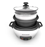Rice Cooker & Non-Stick Steamer White, 16 Cups L4S8 - product image 2