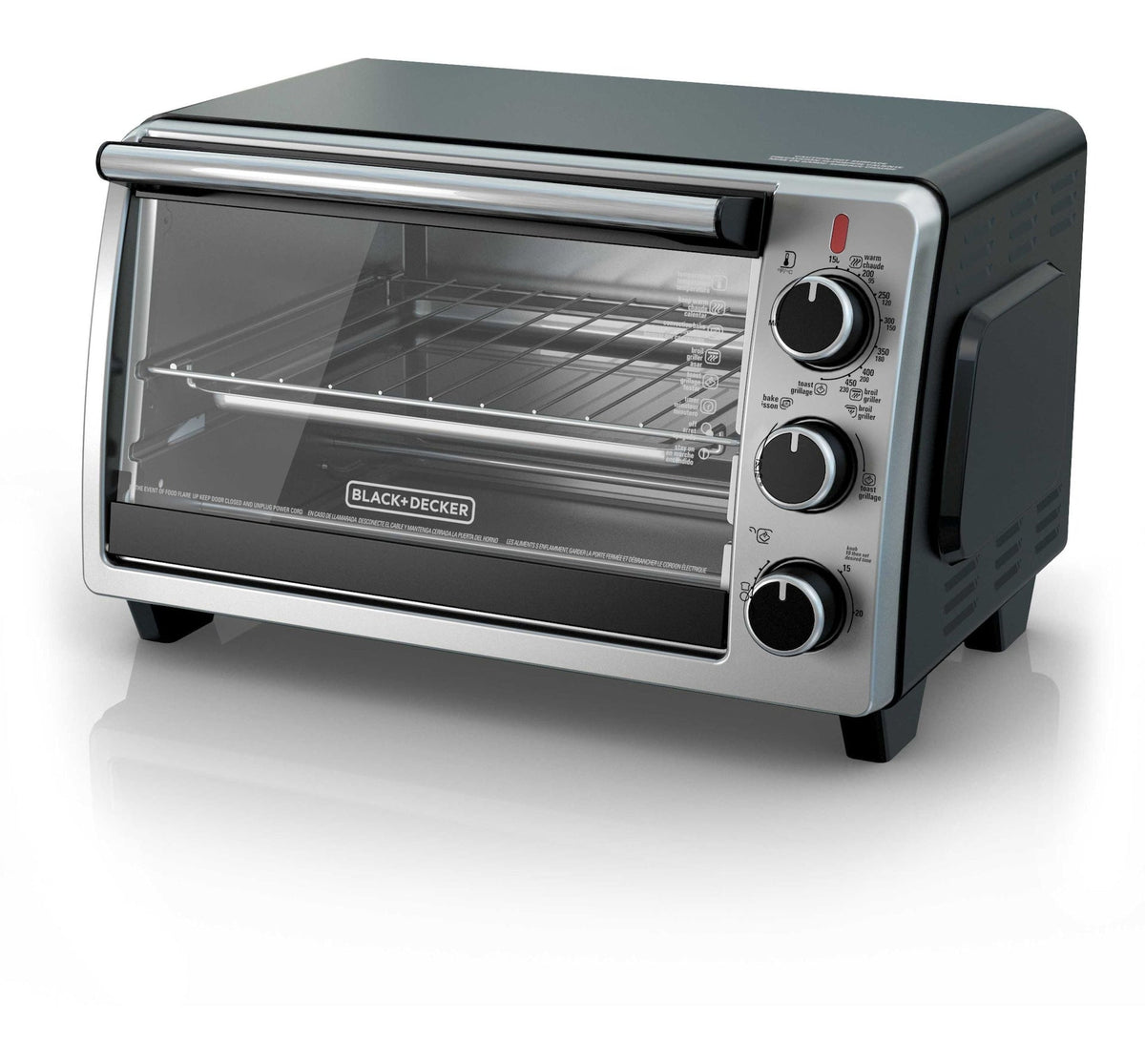 Toaster Oven with 4 Functions, Stainless Steel, 6-Slices L7N4 - product image 2
