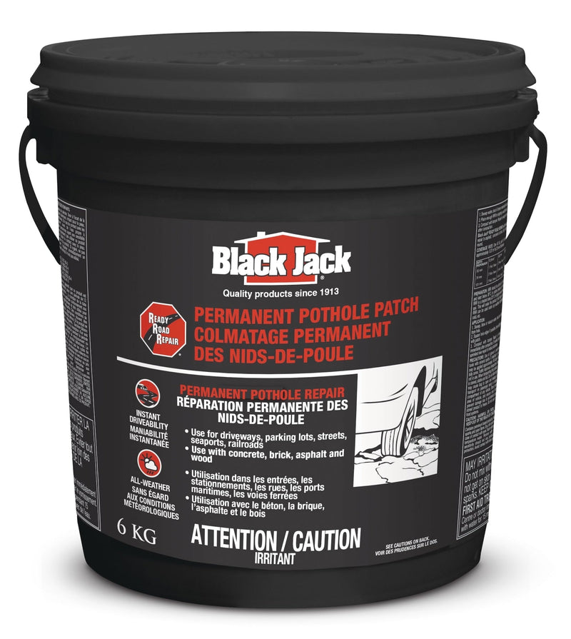 Black Jack Ready Cold Patch, Permanent Pothole Patch Y4L1