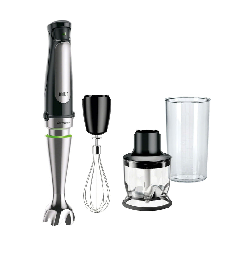 Hand Blender & 1.5-Cup Food Processor with Whisk and Beaker K2B0