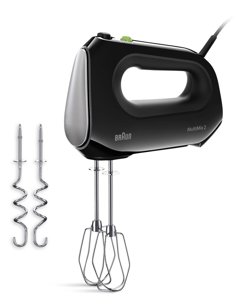 MultiMix 2 5-Speed Hand Mixer, Includes MultiWhisk Beater, 250W, Black L6R9