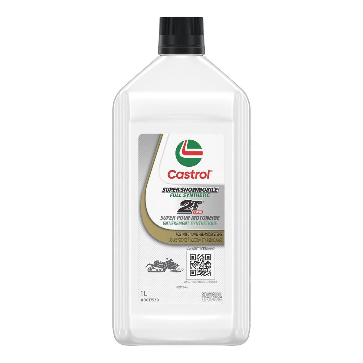 2 Stroke Snowmobile Full Synthetic Oil Bottle H2M8 - product image 1