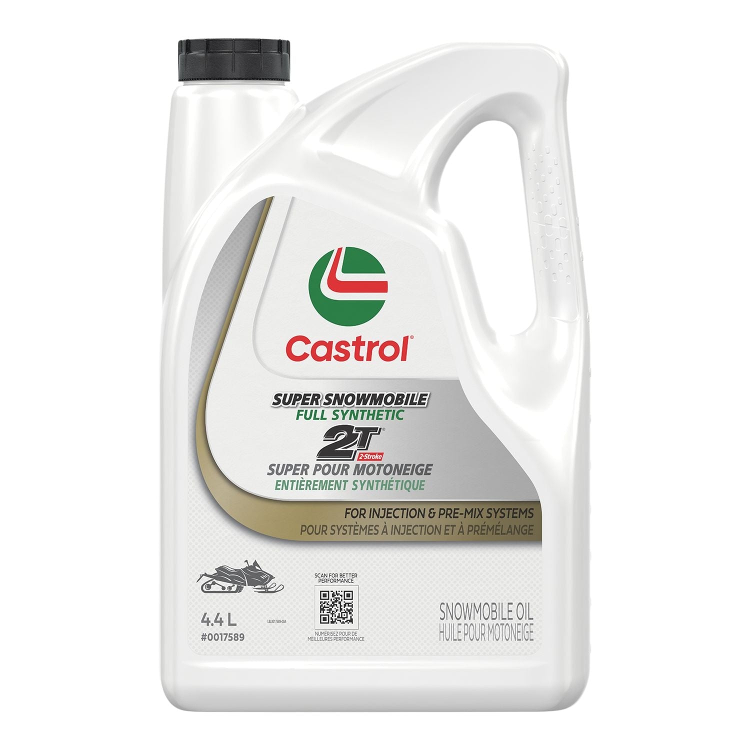 2 Stroke Snowmobile Full Synthetic Oil Jug, 4.4-L Z2A3 - product image 1