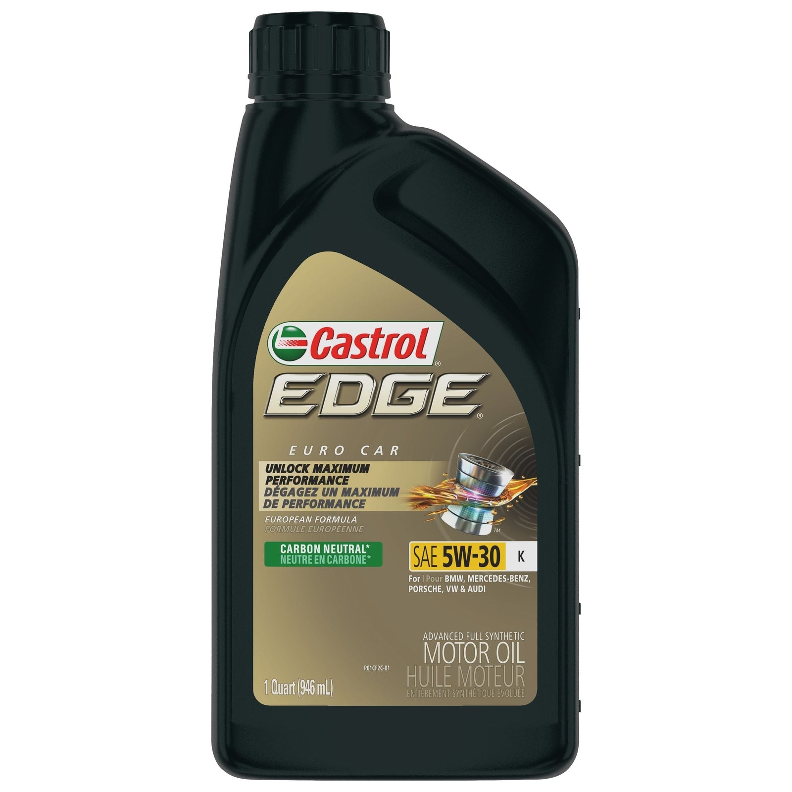 EDGE Euro K 5W30 Advanced Synthetic Engine/Motor Oil, 946-mL W8G3 - product image 1