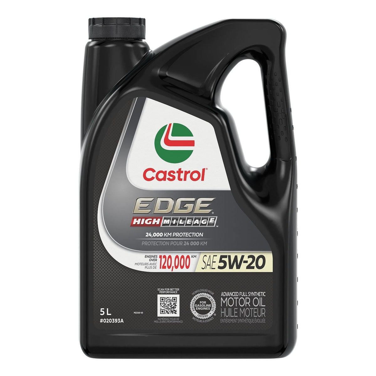 EDGE High Mileage 5W20 Synthetic Engine/Motor Oil, 5-L F5T3 - product image 1