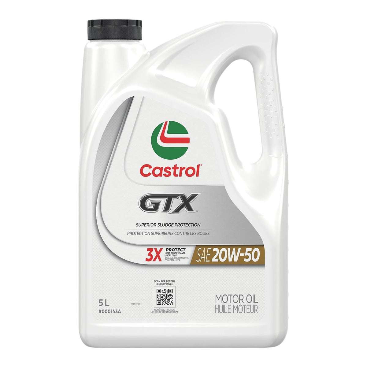 GTX 20W50 Conventional Engine/Motor Oil, 5-L J7R7 - product image 1