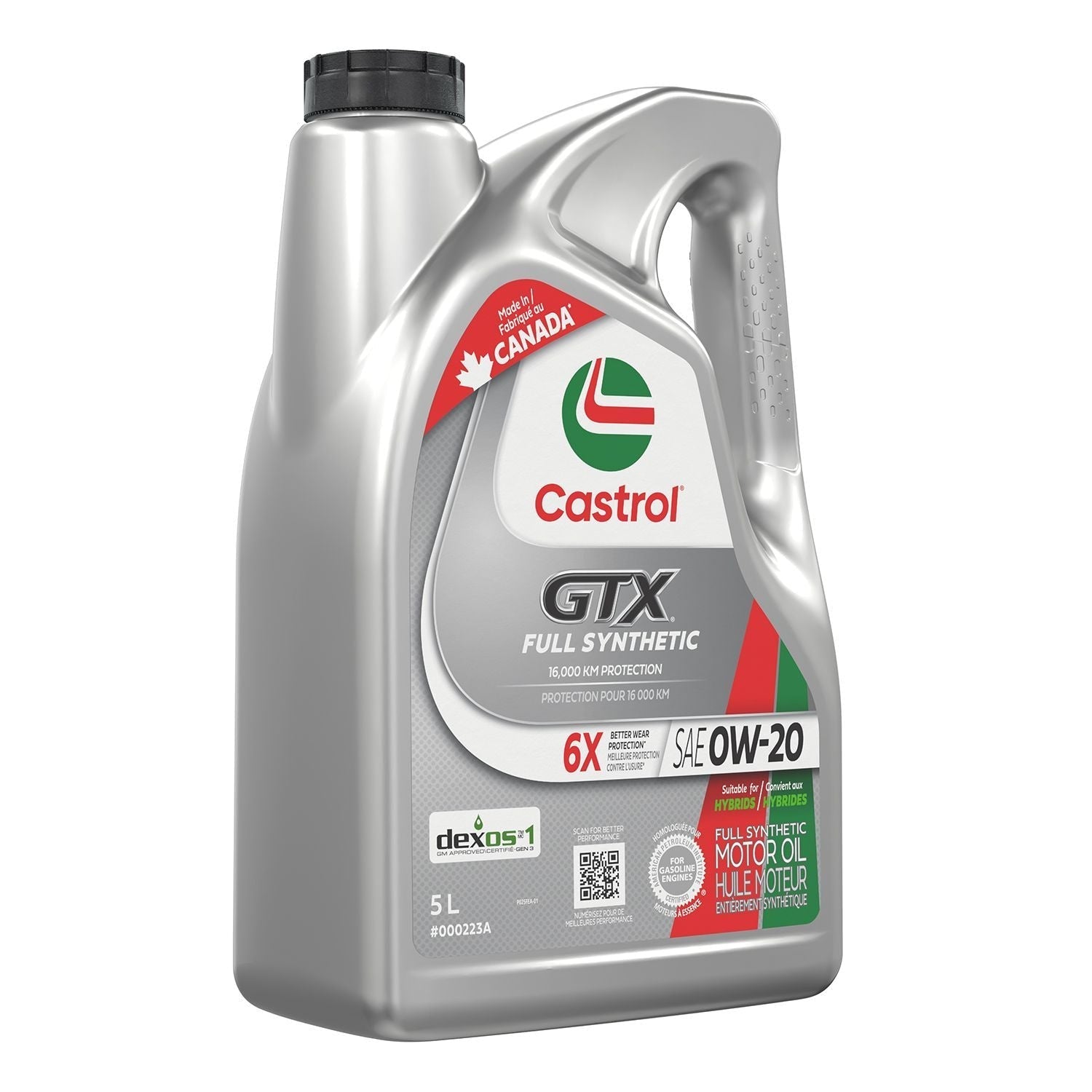 GTX Full Synthetic 0W20 Engine/Motor Oil, 5-L Jug N1Q1 - product image 1