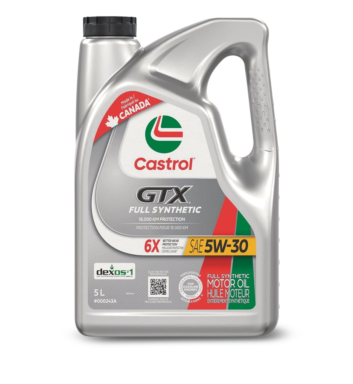 GTX Full Synthetic 5W30 Engine/Motor Oil, 5-L Jug A4Y9 - product image 1