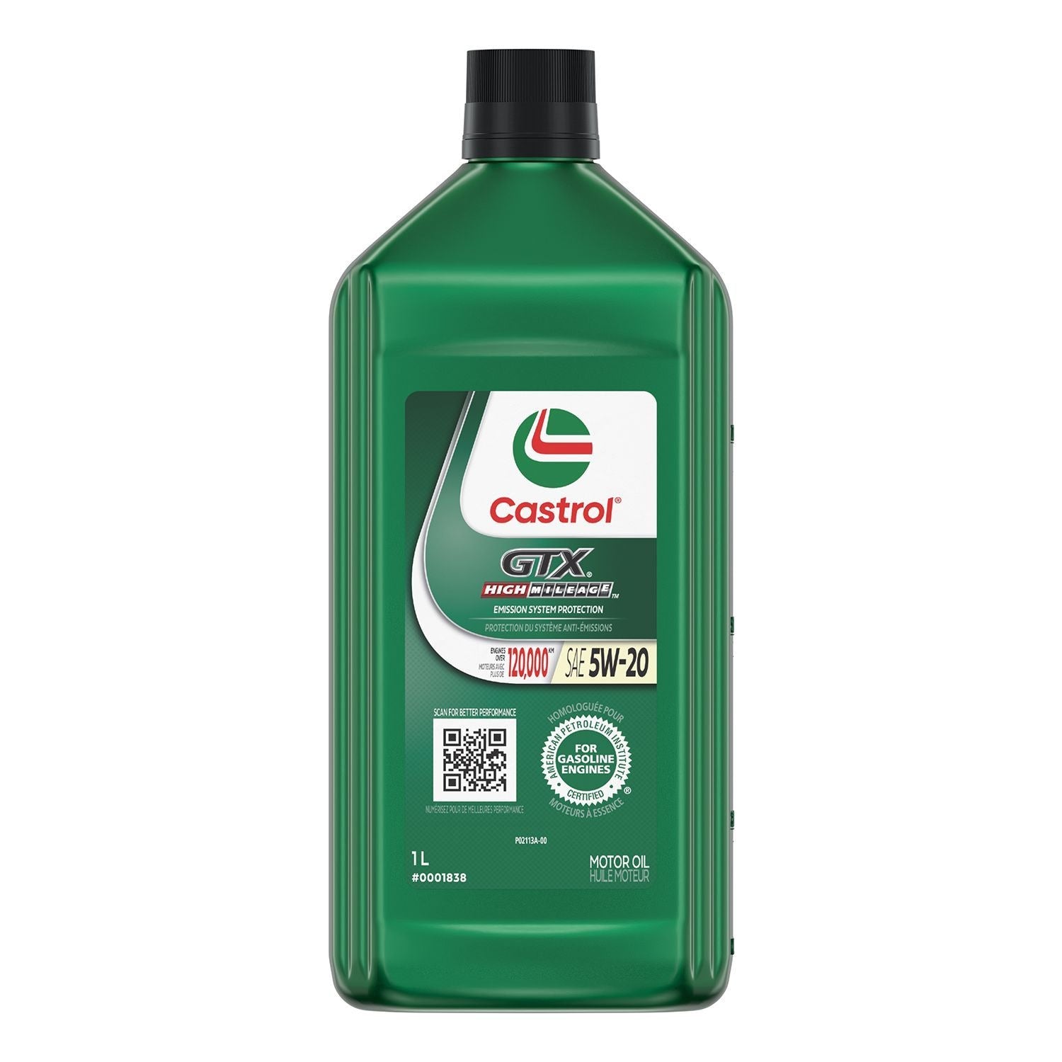 GTX High Mileage 5W20 Conventional Engine/Motor Oil, 1-L B6H1 - product image 1