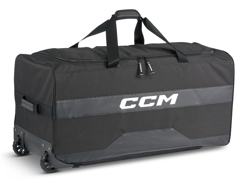 Hockey Bag, Wheeled, Senior, Black, 36-in O6Y0