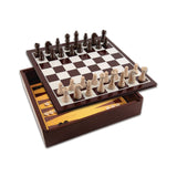Classic 10-in-1 Wooden Game Set with Durable Storage Box P2Q8 - product image 1