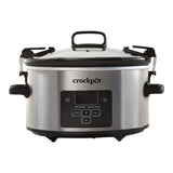 Digital Programmable Slow Cooker with Locking Lid, Feeds 4 People & More, Stainless Steel, 4-qt Z2P3 - product image 1