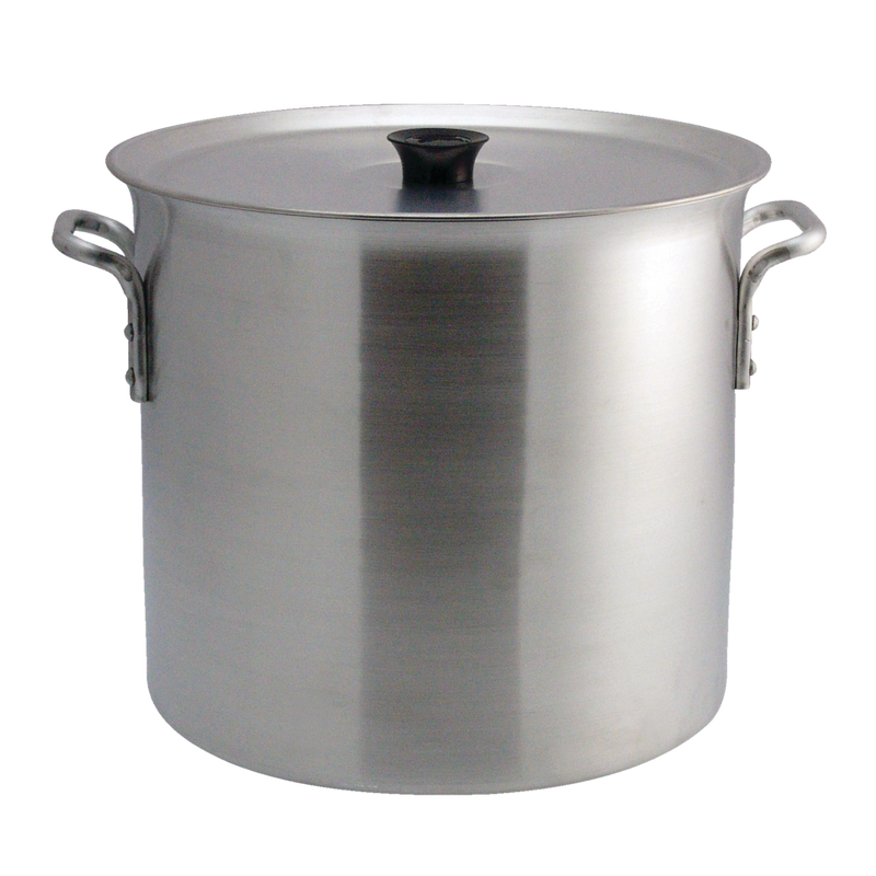 Custom Heavy Duty Industrial Aluminum Stockpot with Handles, 32-L M8K0