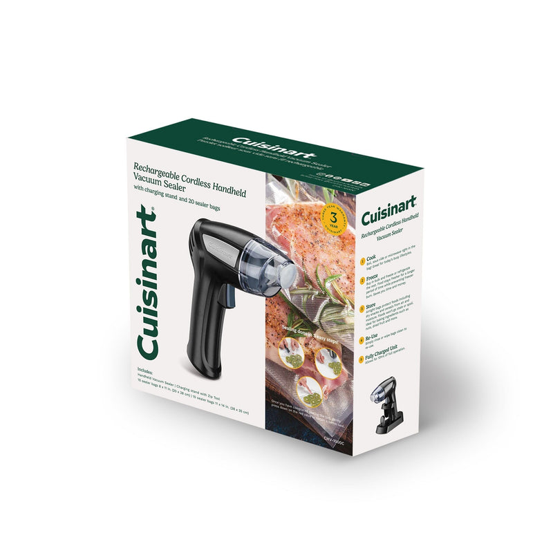 Cordless Handheld Vacuum Sealer with 20 Bags, Black U2H1