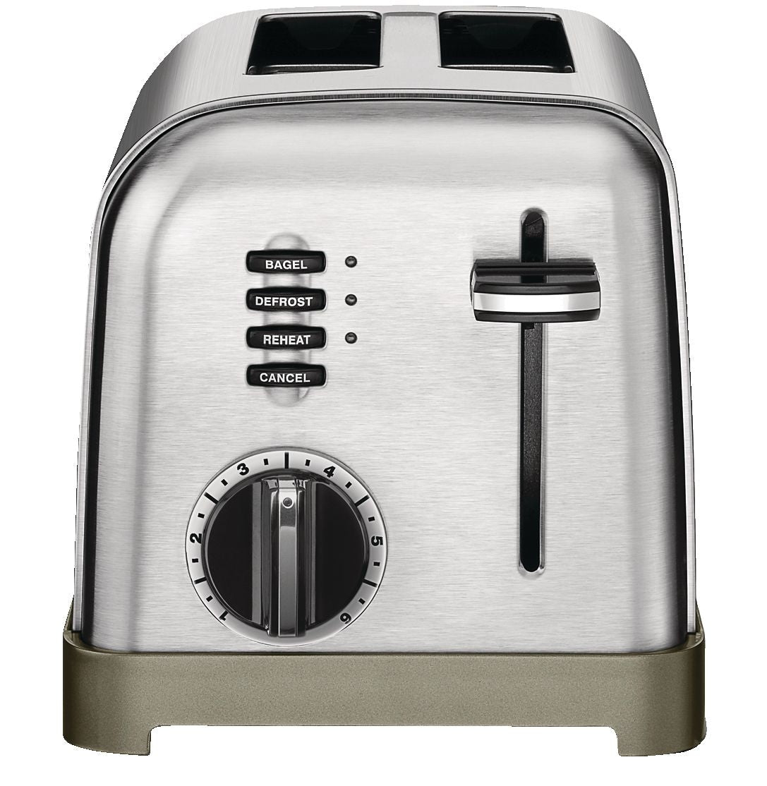Metal Classic Toaster with 6 Settings, Stainless Steel, 2-Slices B2F3 - product image 1