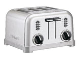 Metal Classic Toaster with 6 Settings, Stainless Steel, 4-Slices K7C8 - product image 1
